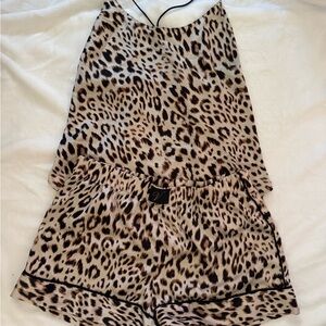 Victoria's Secret Animal Print pajama set